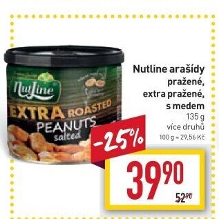 Pražené arašídy NutLine