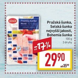 Šunka pražská nejvyšší jakosti LE&amp