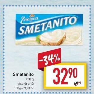 Sýr tavený Smetanito Želetava