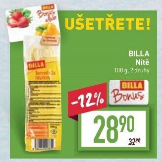 Sýrové nitě Billa