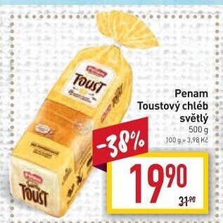 Toustový chléb Penam