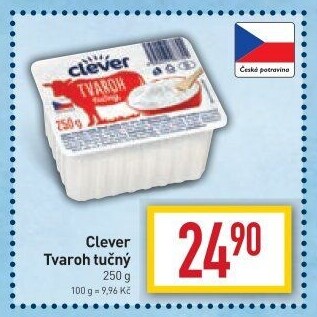 Tvaroh tučný Clever