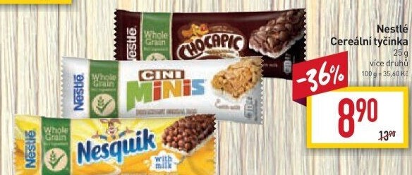 Tyčinka cereální Nestlé