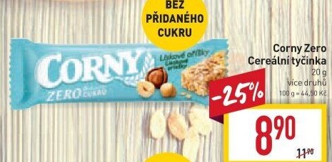 Tyčinka cereální Zero Corny