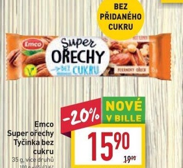 Tyčinka Super Ořechy Emco