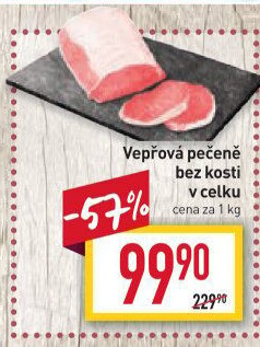 Vepřová pečeně bez kosti