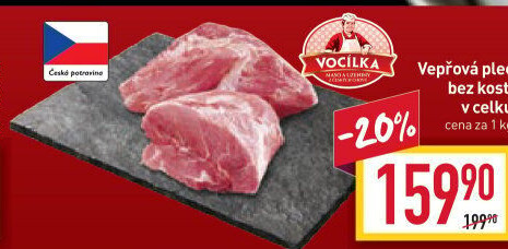 Vepřová plec bez kosti Vocílka