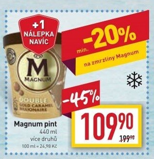 Zmrzlina v kelímku Magnum Algida