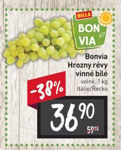 Hrozny bílé Billa Bonvia