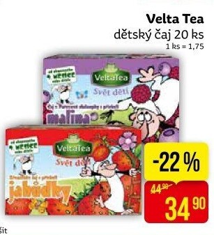 Čaj dětský Svět dětí Velta Tea