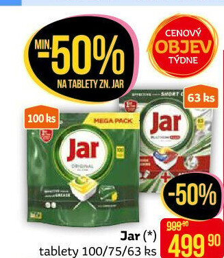Kapsle do myčky Jar