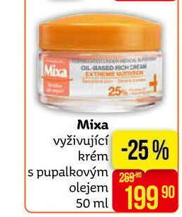 Krém pleťový bohatý výživný s pupalkovým olejem Rich Mixa