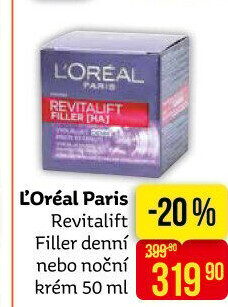 Krém pleťový proti vráskám Revitalift Filler L'