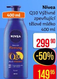 Mléko tělové zpevňující Q10 Nivea