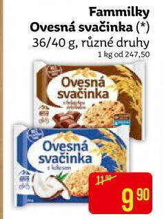 Ovesná svačinka Fammilky