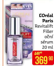 Sérum oční proti vráskám Revitalift Filler L'
