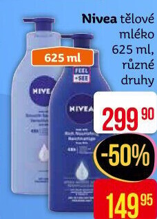 Tělová mléka Nivea