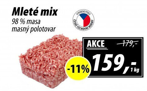 Mleté maso mix