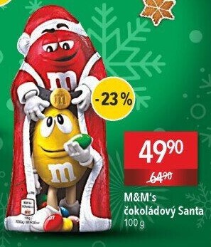 Čokoládový Santa M&amp