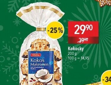 Kokosky s čokoládou Krombach