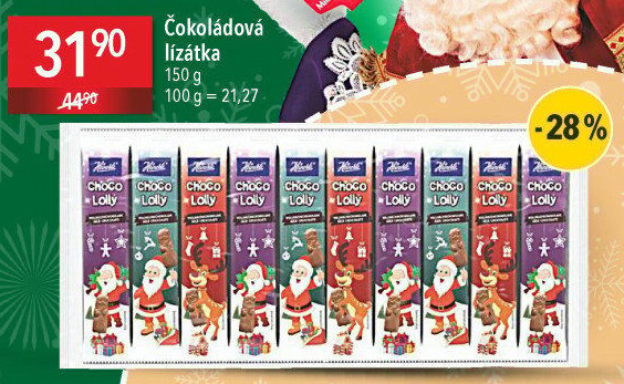 Lízátko čokoládové Schoko Lolly Heinerle