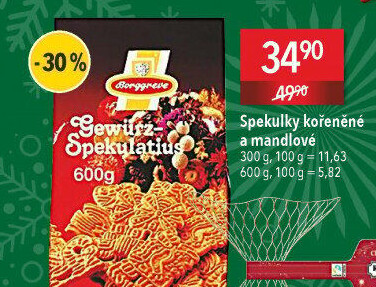 Sušenky Spekulatius Borggreve