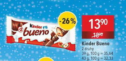 Tyčinka Bueno Kinder
