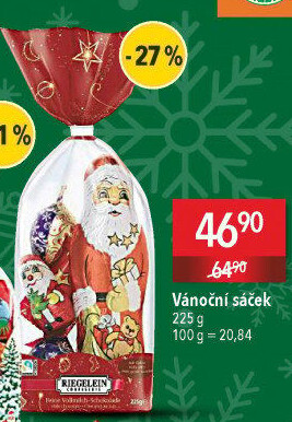 Vánoční Mikulášský balíček Riegelein