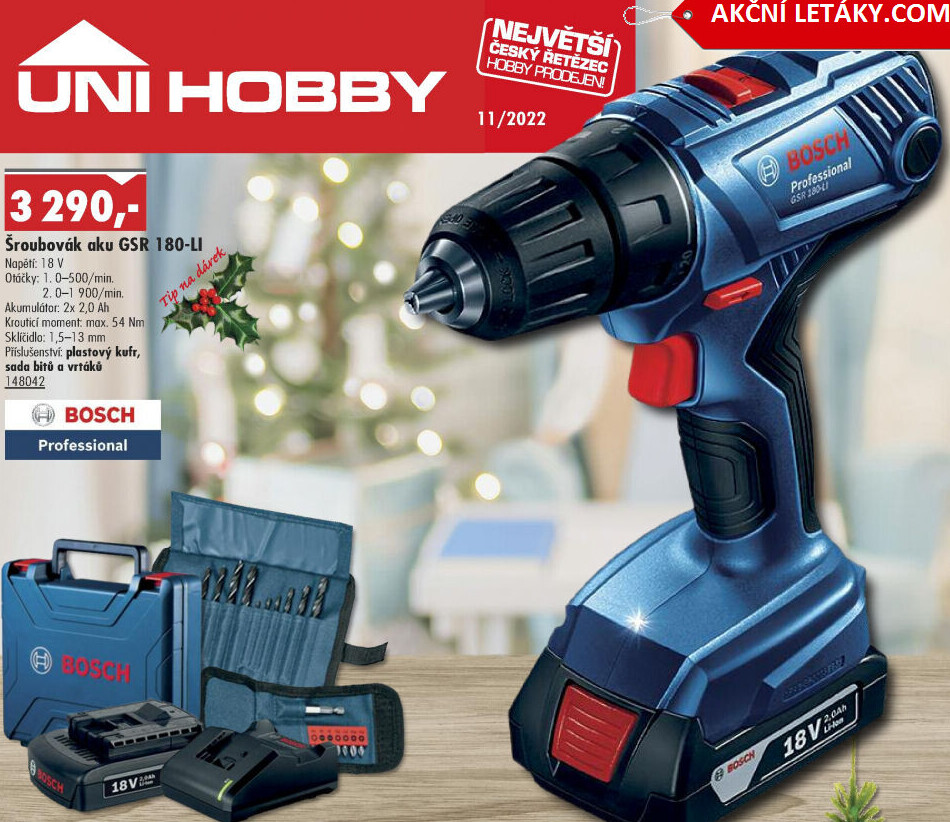 Aku šroubovák Bosch GSR180 LI