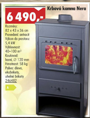 Krbová kamna Nera