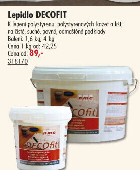 Lepidlo na polystyrén Decofit