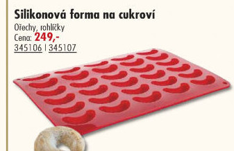 Silikonová forma na rohlíčky Culinaria Banquet