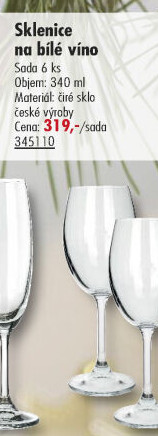 Sklenice na bílé víno Leona Banquet