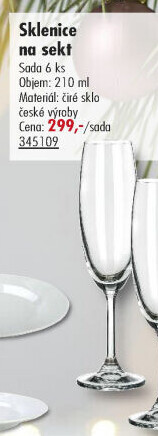 Sklenice na sekt Leona Banquet