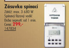 Spínací digitální venkovní zásuvka Emos