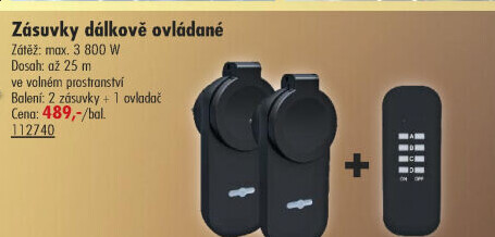 Zásuvka na dálkové ovládání