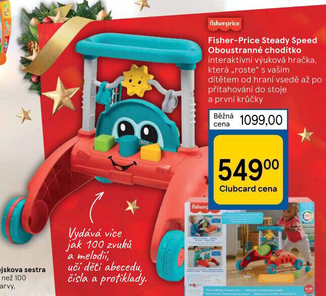 Chodítko Fisher Price