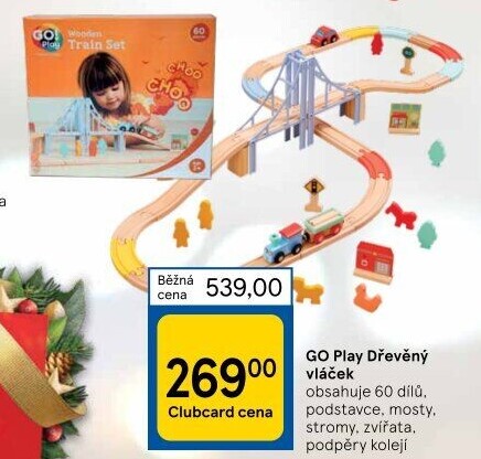 Dřevěný vláček GO Play
