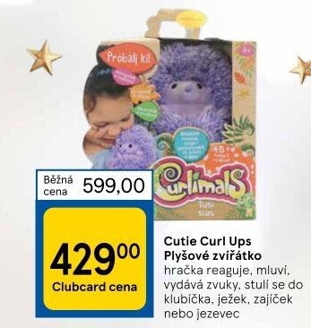 Plyšové zvířátko Curlimals