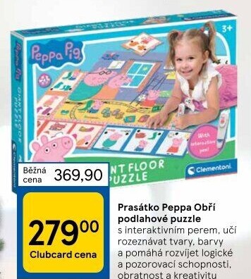 Podlahové puzzle s interaktivním perem Clementoni