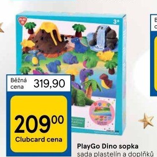 Sada modelín Dino sopka PlayGo