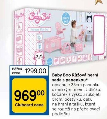 Sada s panenkou Baby Boo