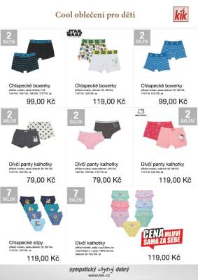 akční leták Kik textil 31.10.2022-14.11.2022
