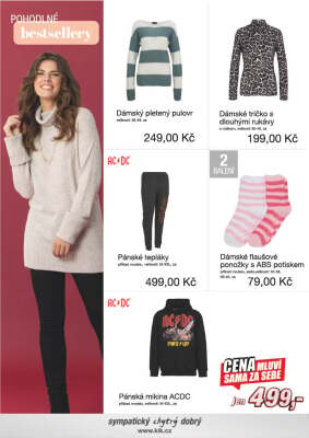 akční leták Kik textil 31.10.2022-14.11.2022