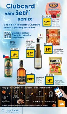 akční leták Tesco 2.11.2022-8.11.2022