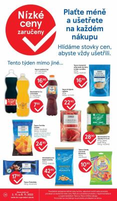 akční leták Tesco 2.11.2022-8.11.2022