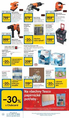 akční leták Tesco 2.11.2022-8.11.2022