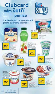 akční leták Tesco 2.11.2022-8.11.2022