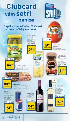 akční leták Tesco 2.11.2022-8.11.2022