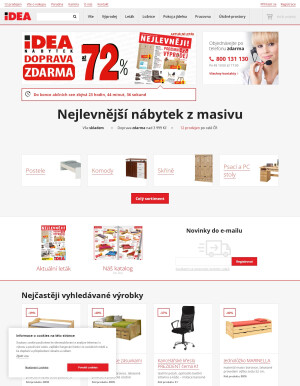 akční leták IDEA nábytek 1.11.2022-7.11.2022